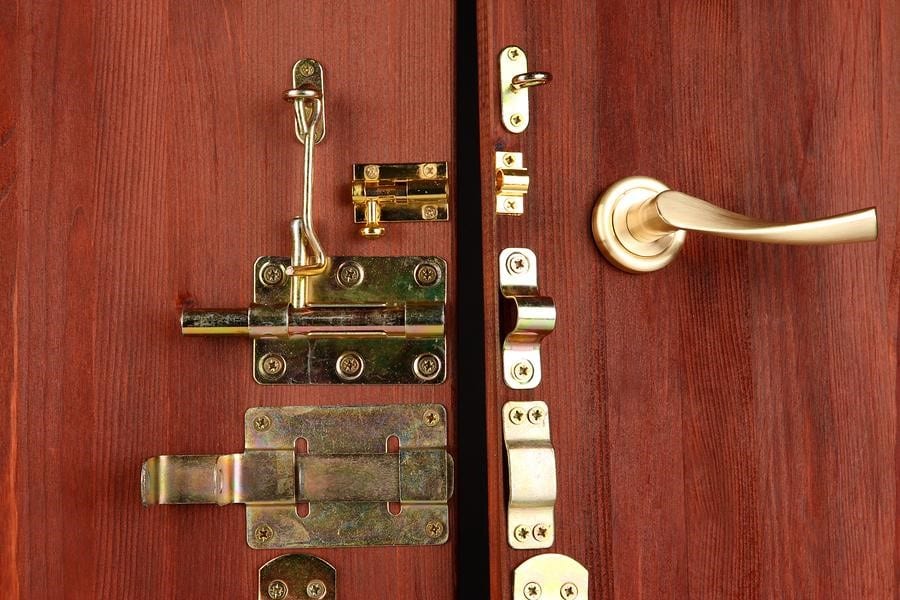 Image of multiple locks on a door on Dragonfly Digital Marketing's website