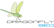Dragonfly seo logo on Dragonfly Digital Marketing's website