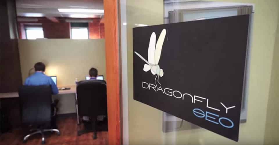 Dragonfly office image on Dragonfly Digital Marketing's website