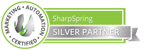 dragonfly digital marketing sharpspring silver certification badge