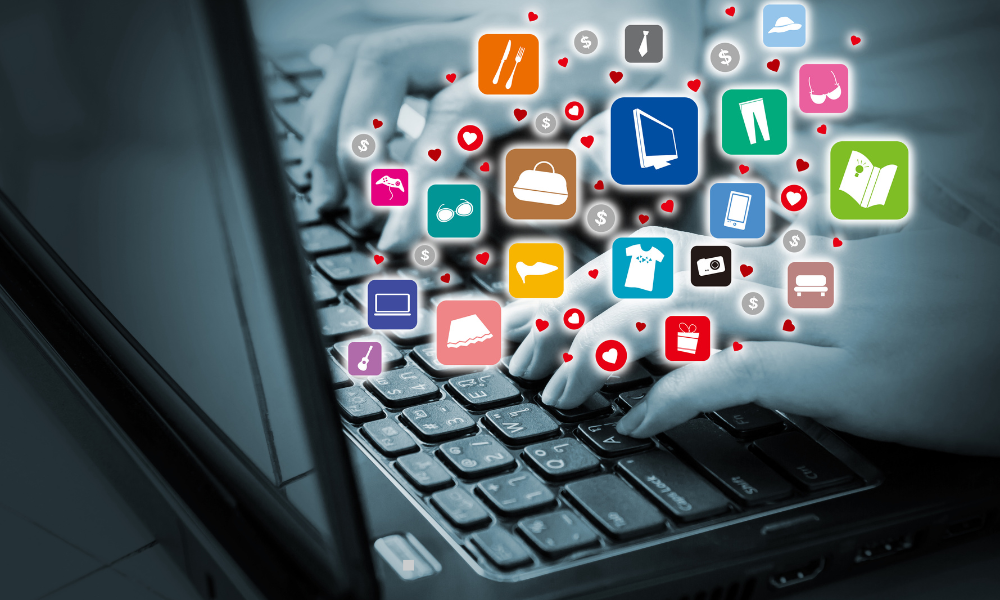 Graphic image illustrating advertising