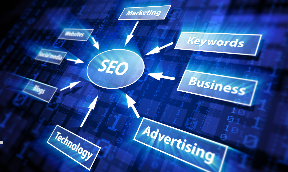 Graphic representing SEO